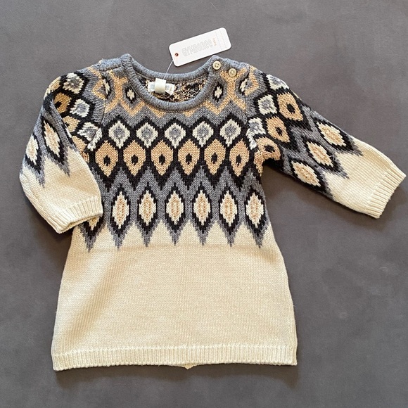 Gymboree Other - Gymboree metallic thread baby girl tunic dress